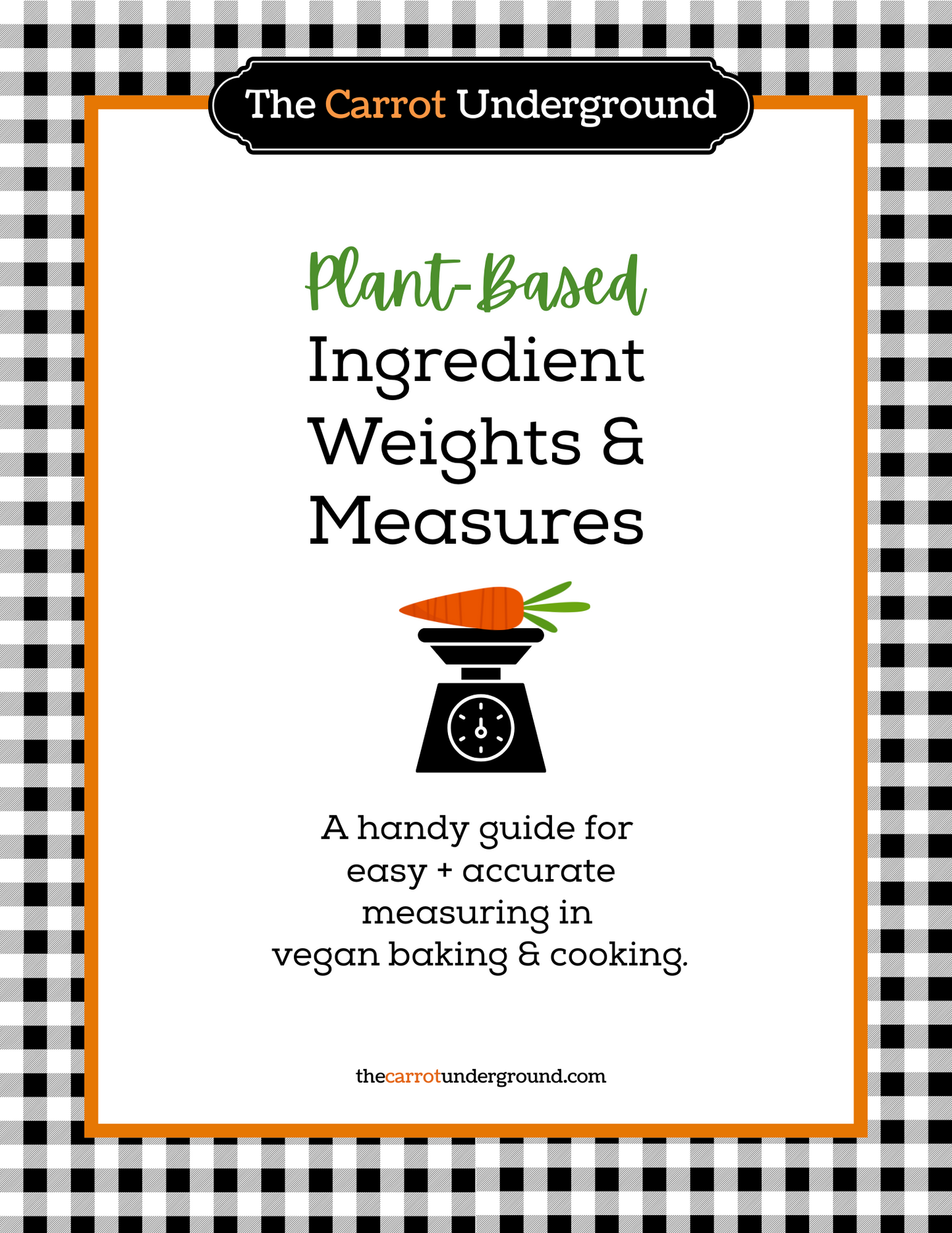 Plant-Based Ingredient Weights & Measures Guide